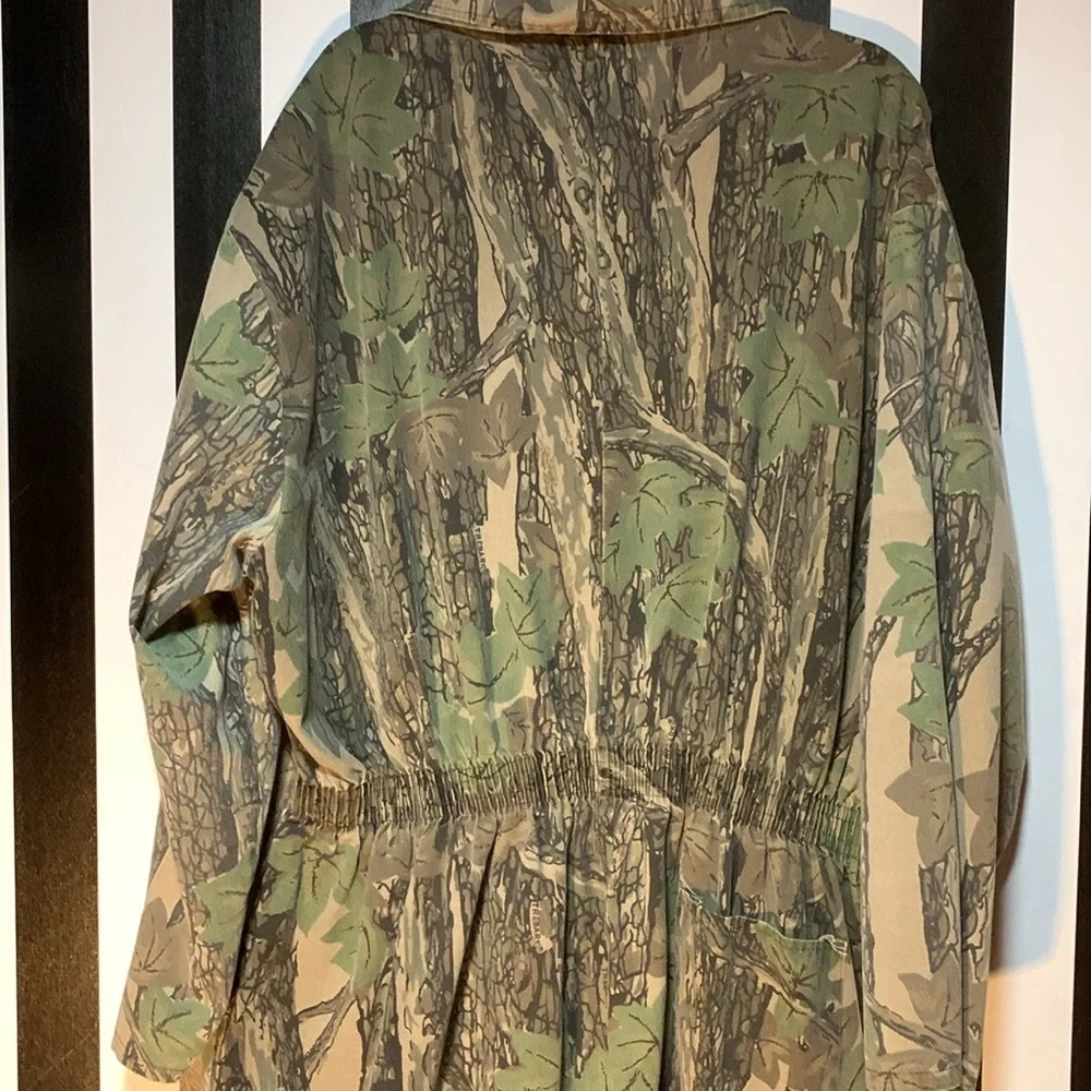 Vintage Camouflage Hunting Outdoorsman Zip Up Coveralls 3XL XXXL 3X Big & Tall - Picture 17 of 17